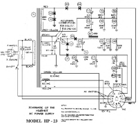 Heathkit HP-23 - Schematic 